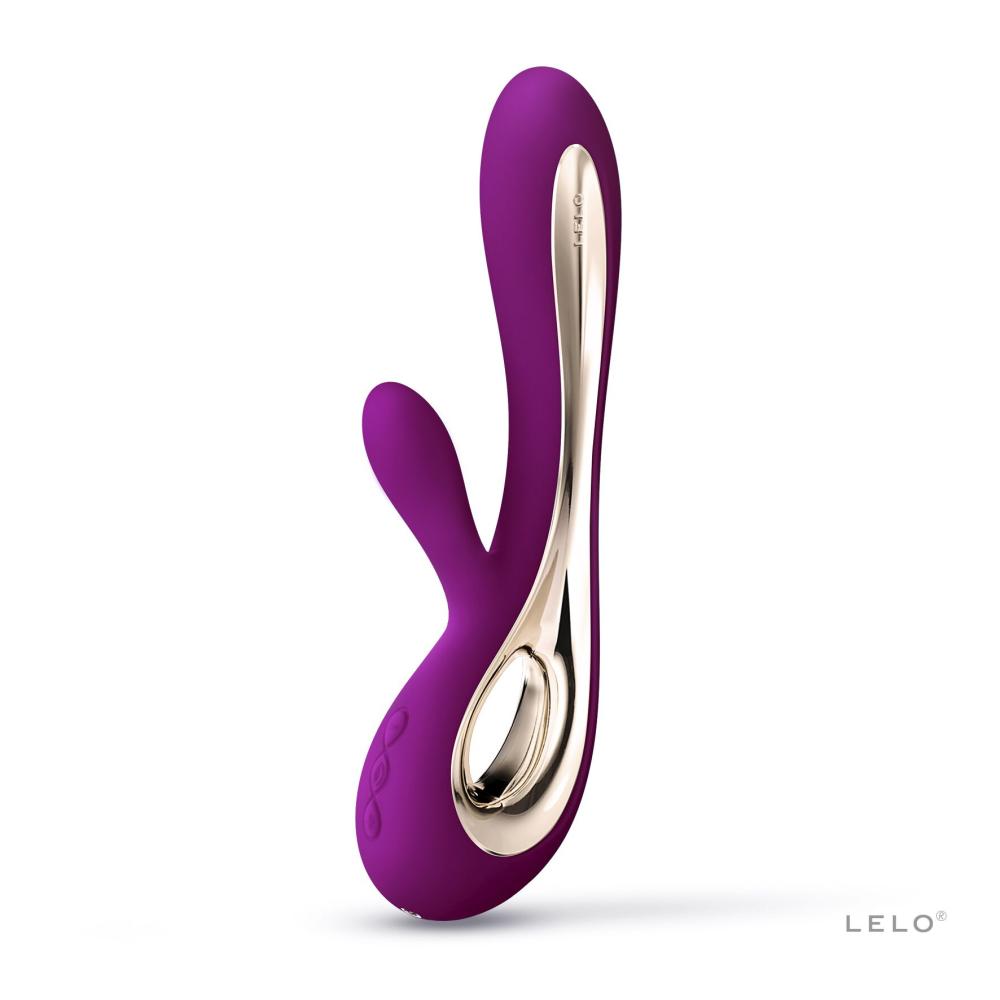 SO8111 Вібратор-кролик LELO Soraya 2 Deep Rose, 12 режимів вібрації, до 4 годин роботи