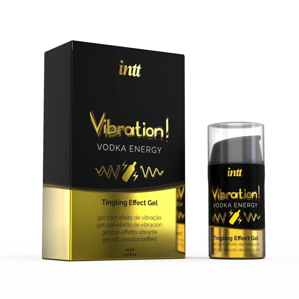 SO2919 Рідкий вібратор Intt Vibration Vodka (15 мл), густий гель, дуже смачний, діє до 30 хвилин
