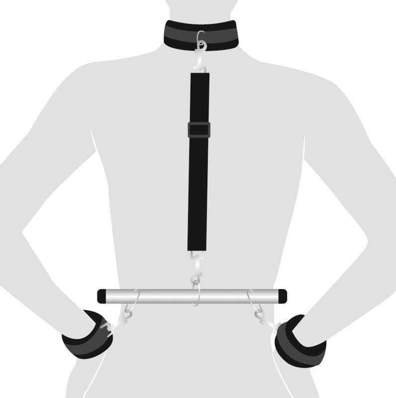 SO7658 Фіксатор для рук та шиї Art of Sex - Trust me, колір чорний