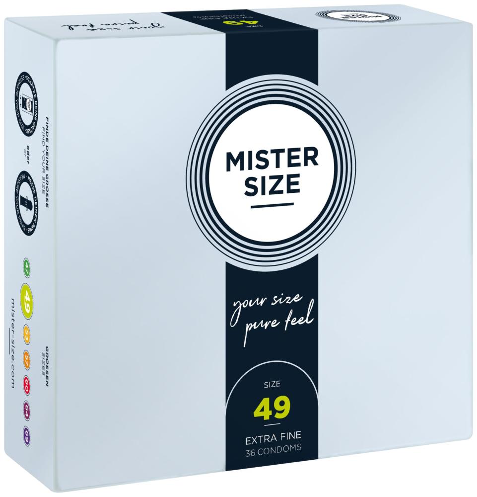SO8050 Презервативы Mister Size - pure feel - 49 (36 condoms), толщина 0,05 мм