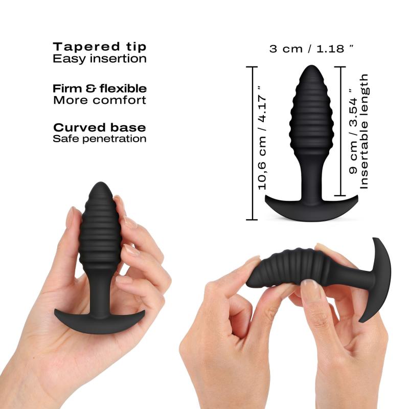 SO8289 Анальна пробка Dorcel SPIRAL PLUG, діаметр 3 см, силікон