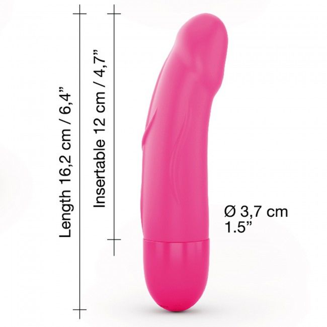 SO3564 Вібратор Dorcel Real Vibration S Magenta 2.0, діаметр 3,7см, перезаряджається, для точки G