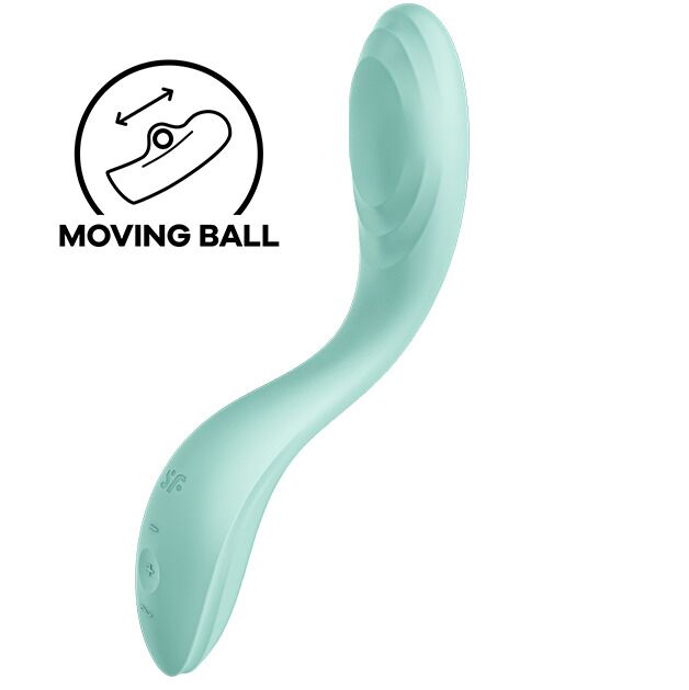 SO6075 Вібратор із перлинною стимуляцією точки G Satisfyer Rrrolling Pleasure Mint