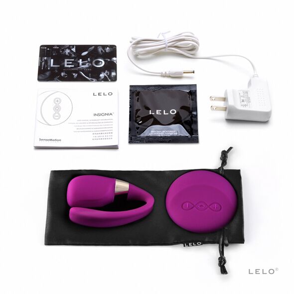 SO8116 Вибратор для пар LELO Tiani 3 Deep Rose, 2 мотора, пульт ДУ