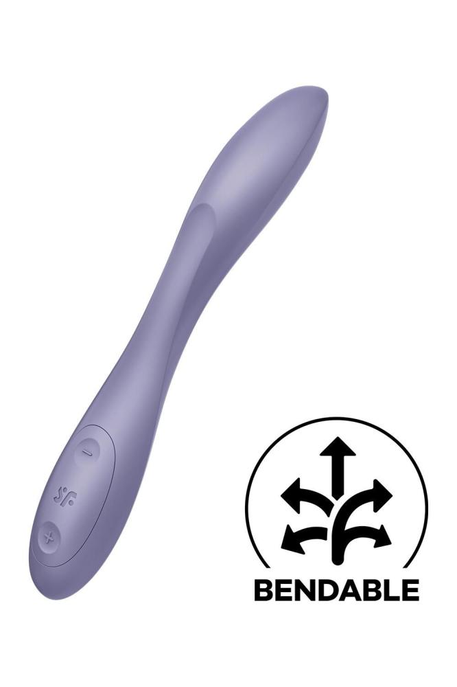 SO6723 Універсальний вібратор Satisfyer G-Spot Flex 2, гнучкий стовбур із фіксацією положення