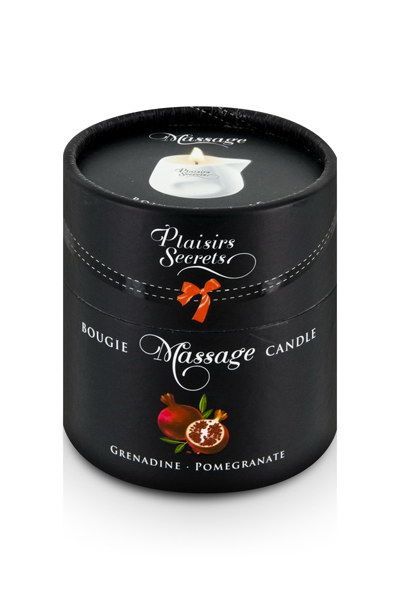 SO1850 Массажная свеча Plaisirs Secrets Pomegranate (80 мл) подарочная упаковка, керамический сосуд