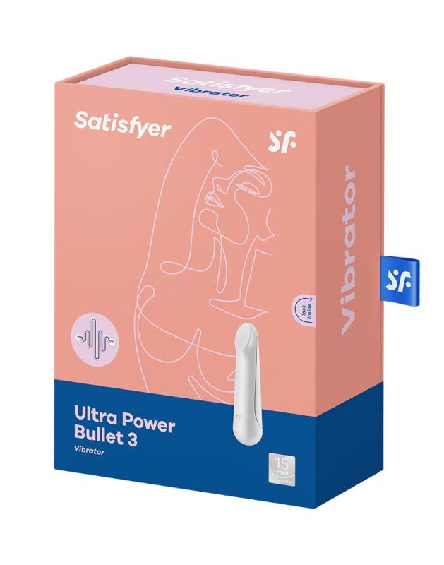SO5428 Віброкуля на акумуляторі Satisfyer Ultra Power Bullet 3 White