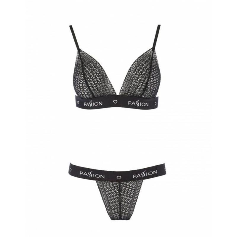 PS27102 Комплект белья GLAMISS SET black S/M - Passion Exclusive