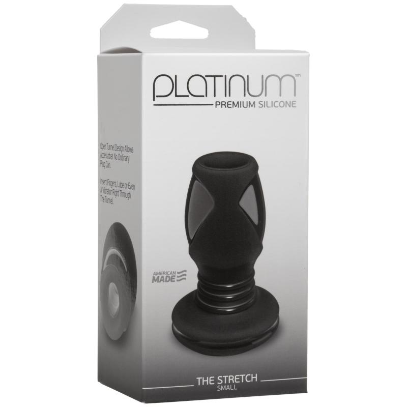 SO4917 Анальний тунель Doc Johnson Platinum Premium Silicone — The Stretch — Small — Black
