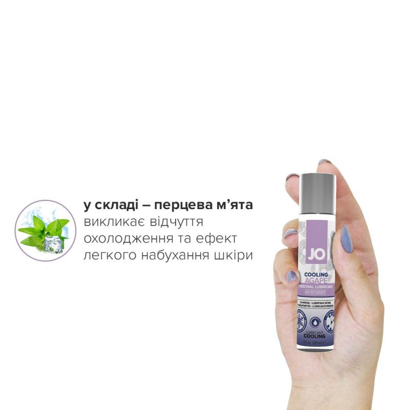 SO1494 Охлаждающая смазка System JO AGAPE - COOLING (30 мл) без глицерина, гликоля и парабенов