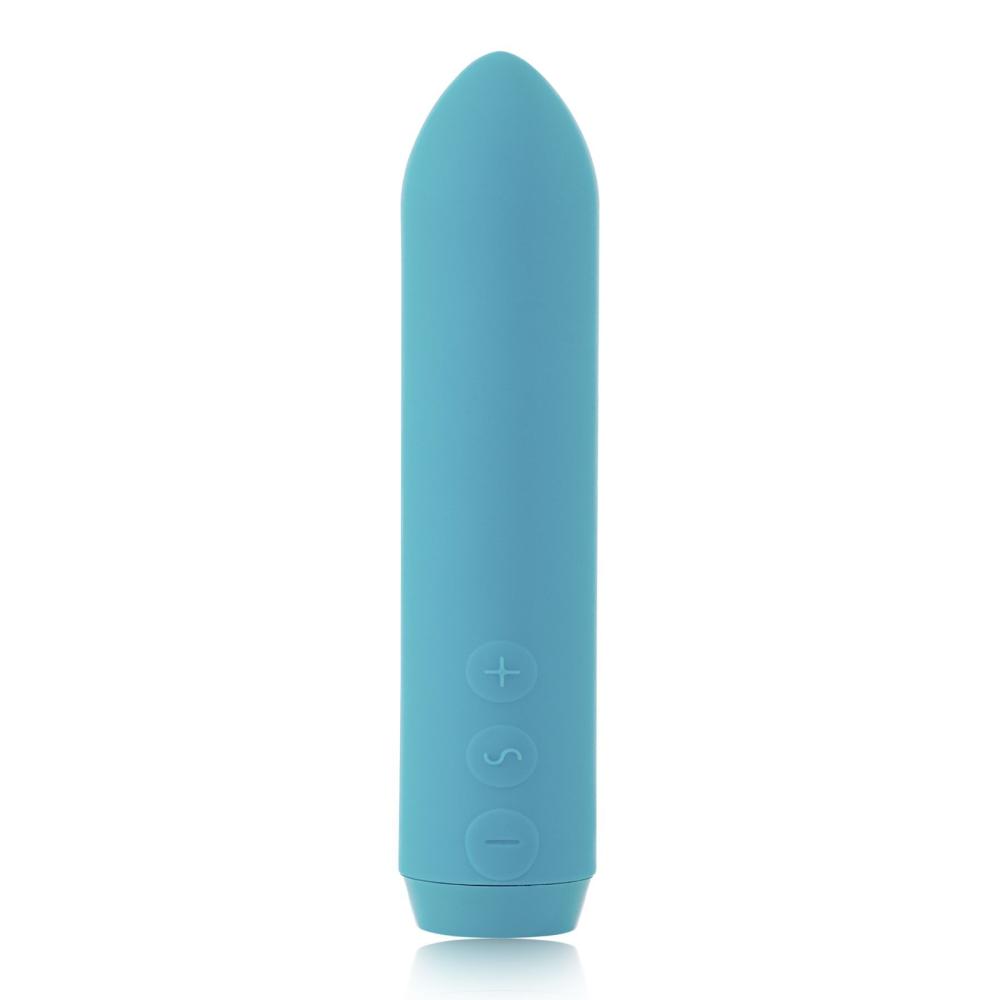SO3030 Минивибратор Je Joue - Classic Bullet Vibrator Teal с глубокой вибрацией и фиксацией на палец