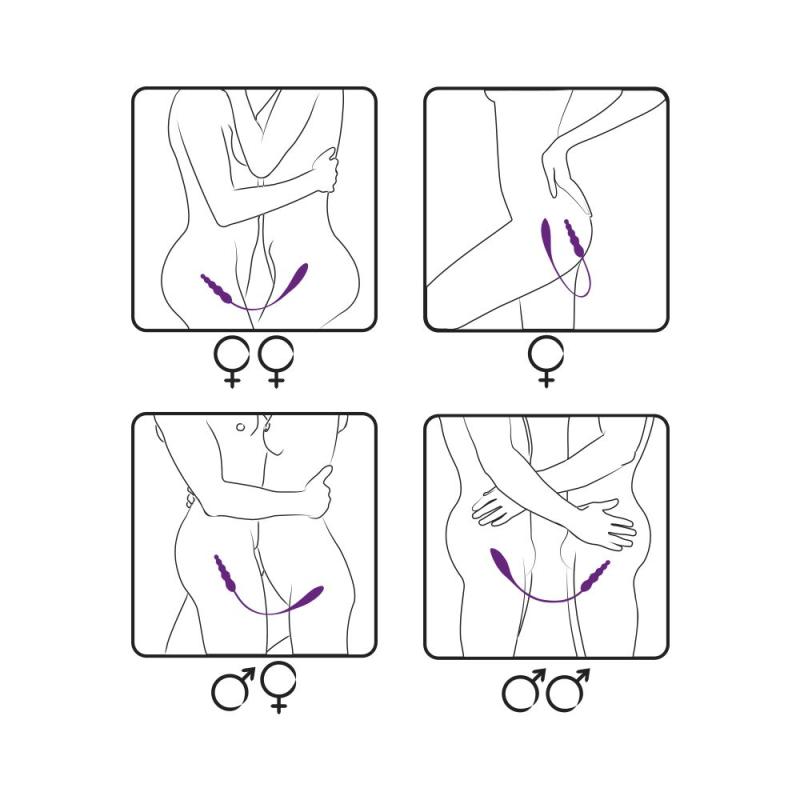 AD108735 Вібратор двосторонній Adrien Lastic AD-2X з пультом LRS