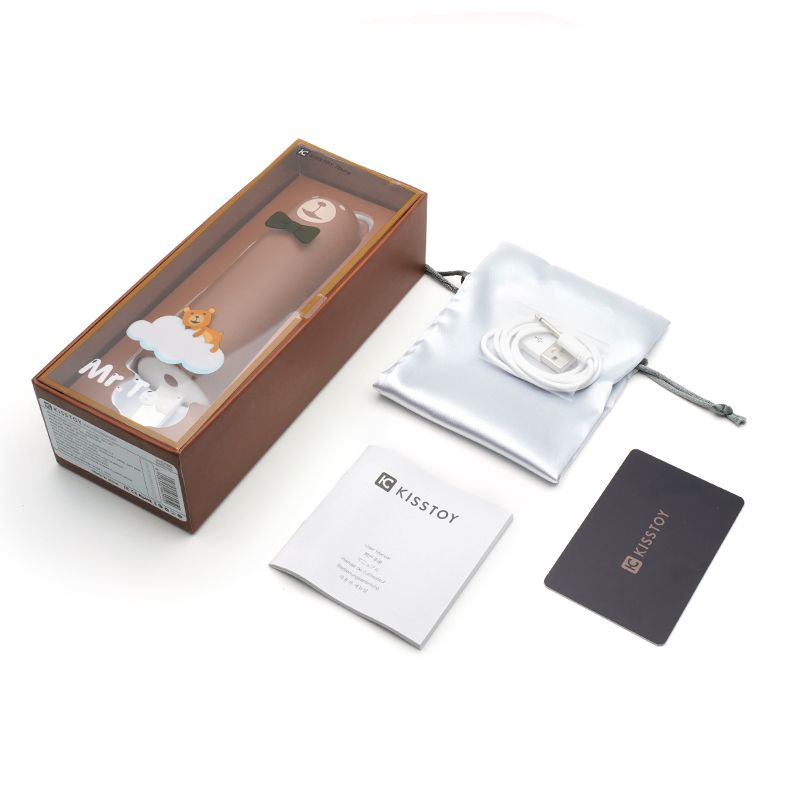 SO3623 Вібратор KISTOY Mr.Ted, реалістичний вібратор під виглядом морозива, діаметр 4,3 см