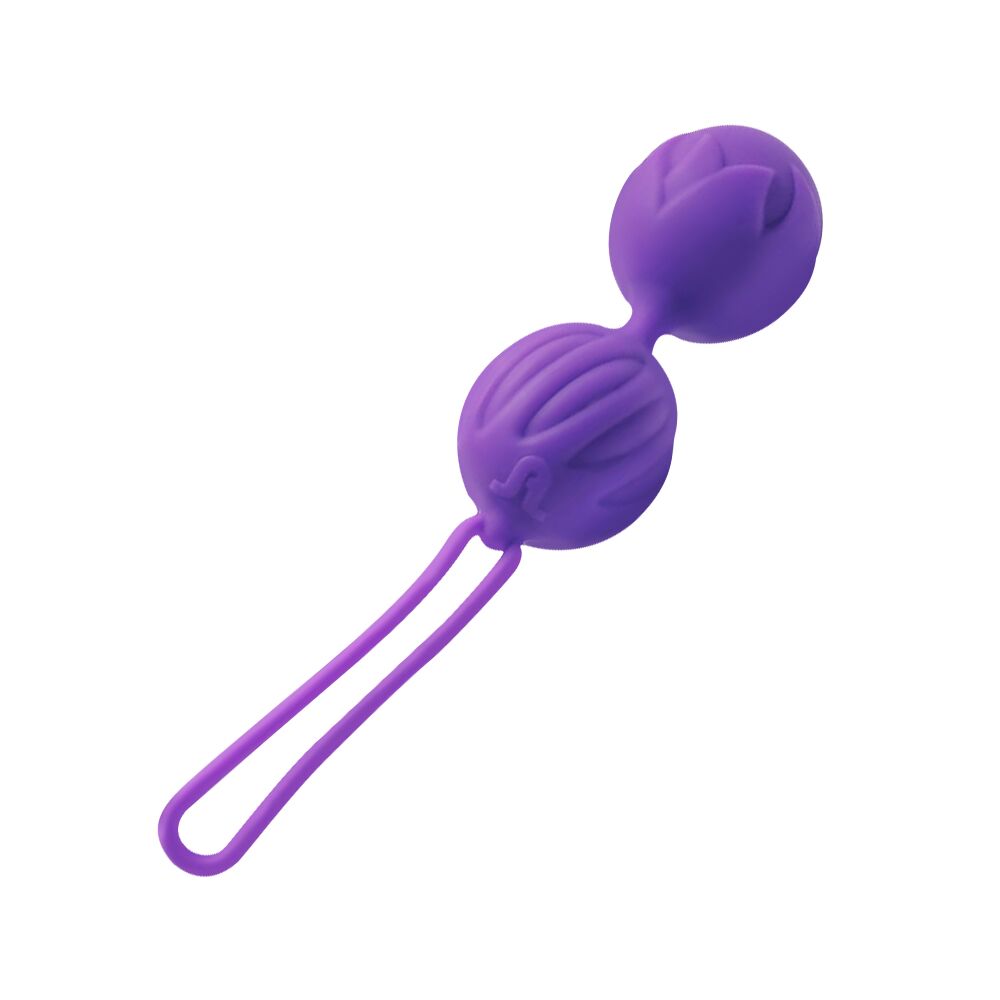 AD40293 Вагінальні кульки Adrien Lastic Geisha Lastic Balls BIG Violet (L), діаметр 4 см, вага 90 гр
