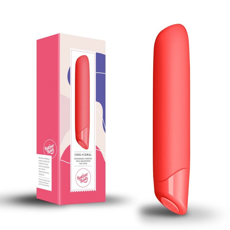 SO6622 Вібратор SugarBoo Cool Coral, 10 рівнів інтенсивності