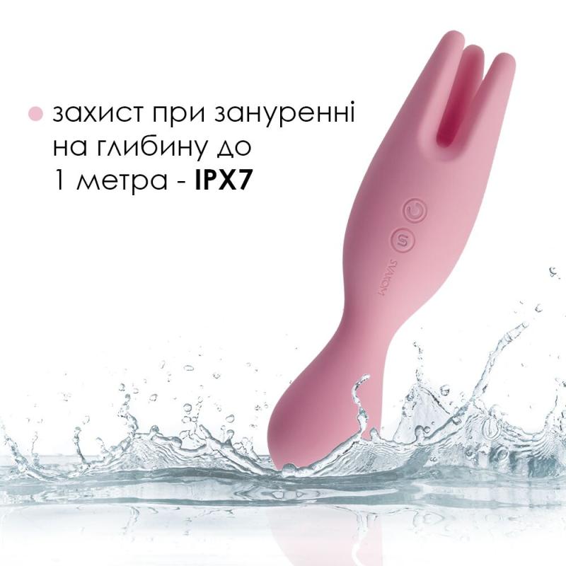 SO4850 Подвійний вібратор для чутливих зон Svakom Nymph Pale Pink