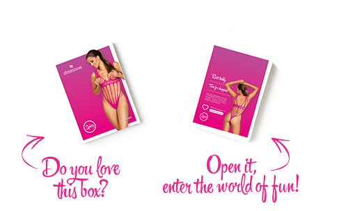 SO7209 Сетчатый бодистокинг с продольными вырезами Obsessive B121 teddy S/M/L, розовый