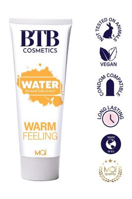 Разогревающая смазка на водной основе BTB WARM FEELING (100 мл)