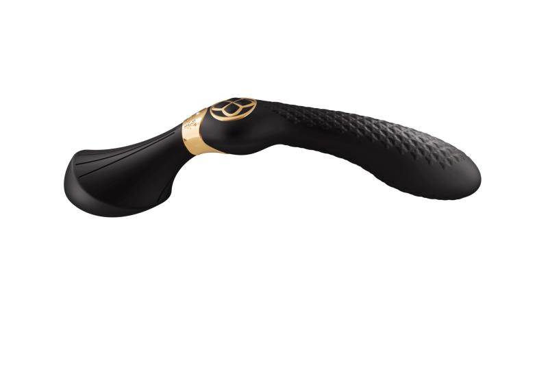 SO6914 Вібромасажер Shunga Zoa Black, двосторонній