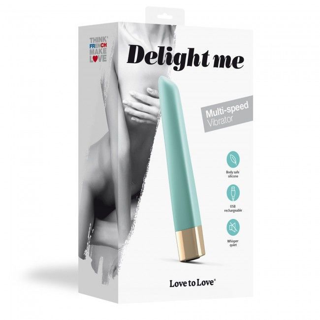 SO3084 Потужний мінівібратор Love To Love Delight Me Menthe з м'яким кінчиком, 16 режимів роботи