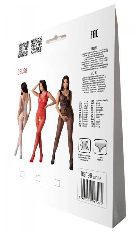 SO8937 Бодістокінг Passion BS098 white