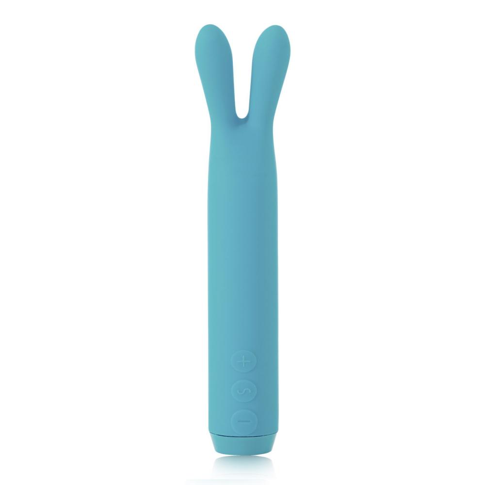 SO3032 Вібратор з вушками Je Joue - Rabbit Bullet Vibrator Teal, глибока вібрація