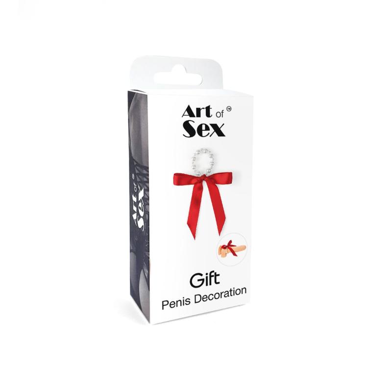 SO6792 Прикраса на пеніс із перлинами "Подарунок" Art of Sex - Gift