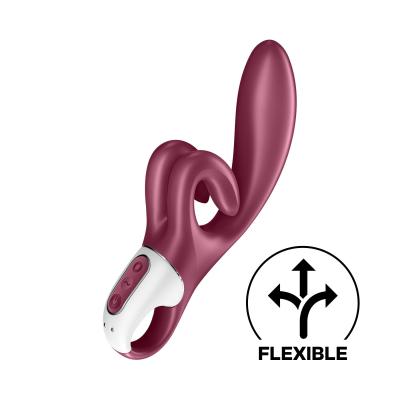 Вібратор-кролик Satisfyer Touch Me Red, подвійний відросток, 3 потужні мотори