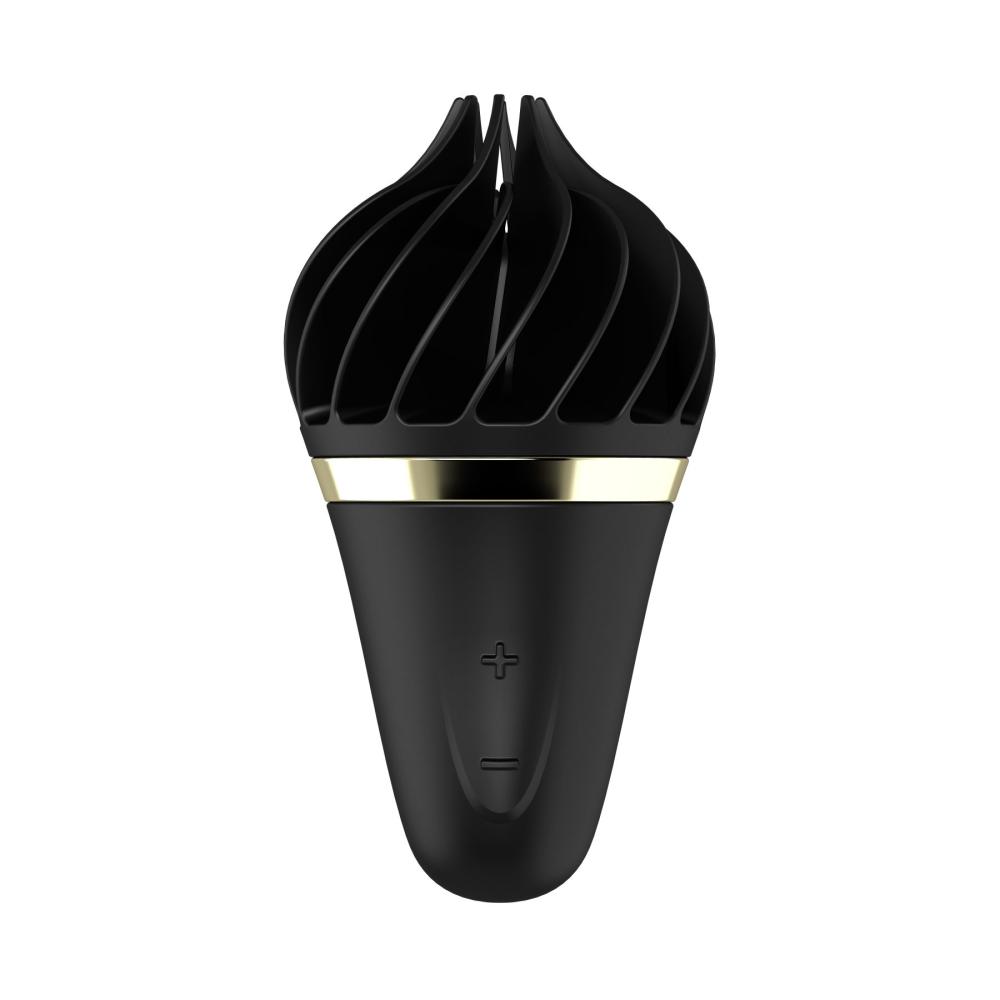 SO3551 Мороженка спінатор Satisfyer Lay-On - Sweet Treat Black/Gold, 10 режимів роботи, водонепроникна