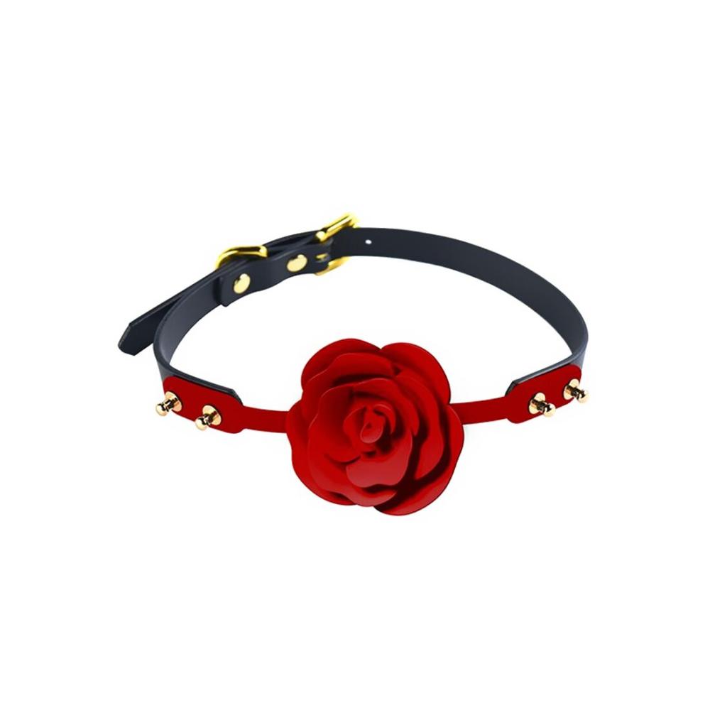 SO6690 Роскошный кляп в виде розы Zalo - Rose Ball Gag, двойное использование