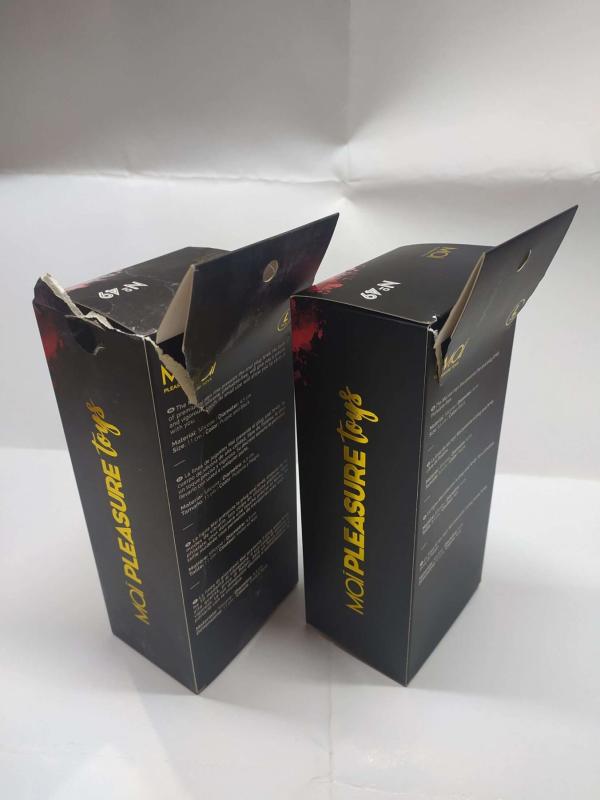 SO4632-R Анальна пробка з кристалом MAI Attraction Toys №49 Black (м'ята упаковка)