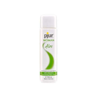 Лубрикант на водной основе pjur Woman Aloe 100 мл с экстрактом алоэ, увлажняющий, без парабенов