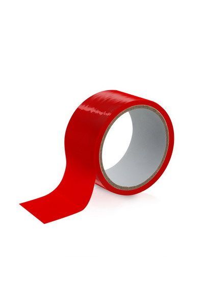 SO2235 Скотч для бондажа Fetish Tentation Red (15 м), не липнет к коже и волоскам, только сам к себе