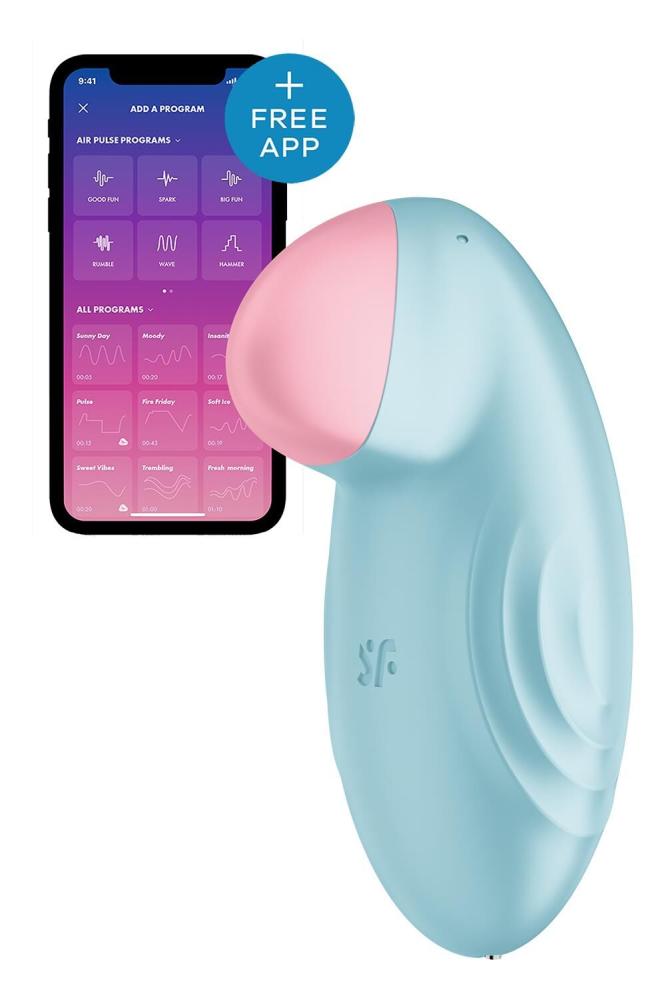 SO7142 Смарт-вибратор для клитора Satisfyer Tropical Tip Light Blue