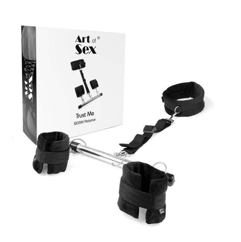 SO7658 Фіксатор для рук та шиї Art of Sex - Trust me, колір чорний