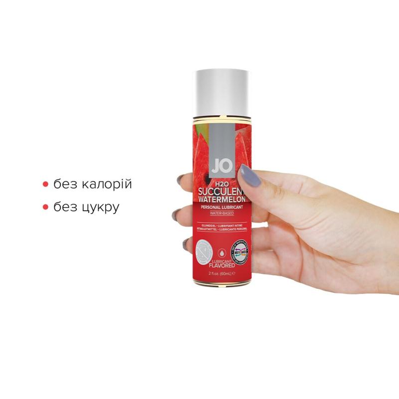 SO5226 Смазка на водной основе System JO H2O — Watermelon (60 мл) без сахара, растительный глицерин