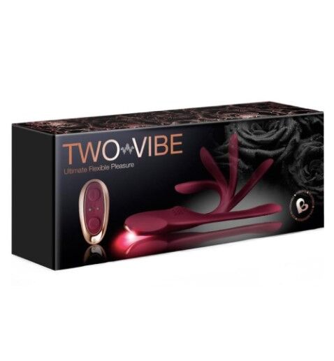 SO4884 Універсальний вібратор Rocks Off Two-Vibe Burgundy