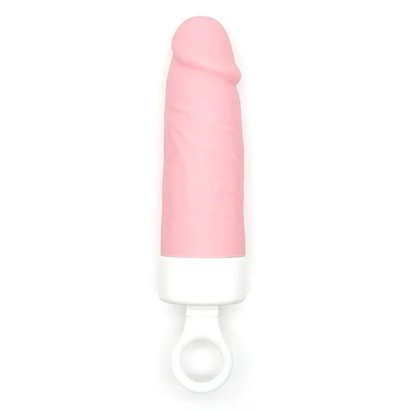 SO6559 Вібратор CuteVibe Teddy Brown (Pink Dildo), реалістичний вібратор під виглядом морозива