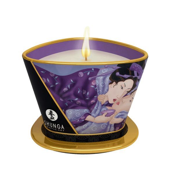 SO2512 Массажная свеча Shunga Massage Candle – Exotic Fruits (170 мл) с афродизиаками