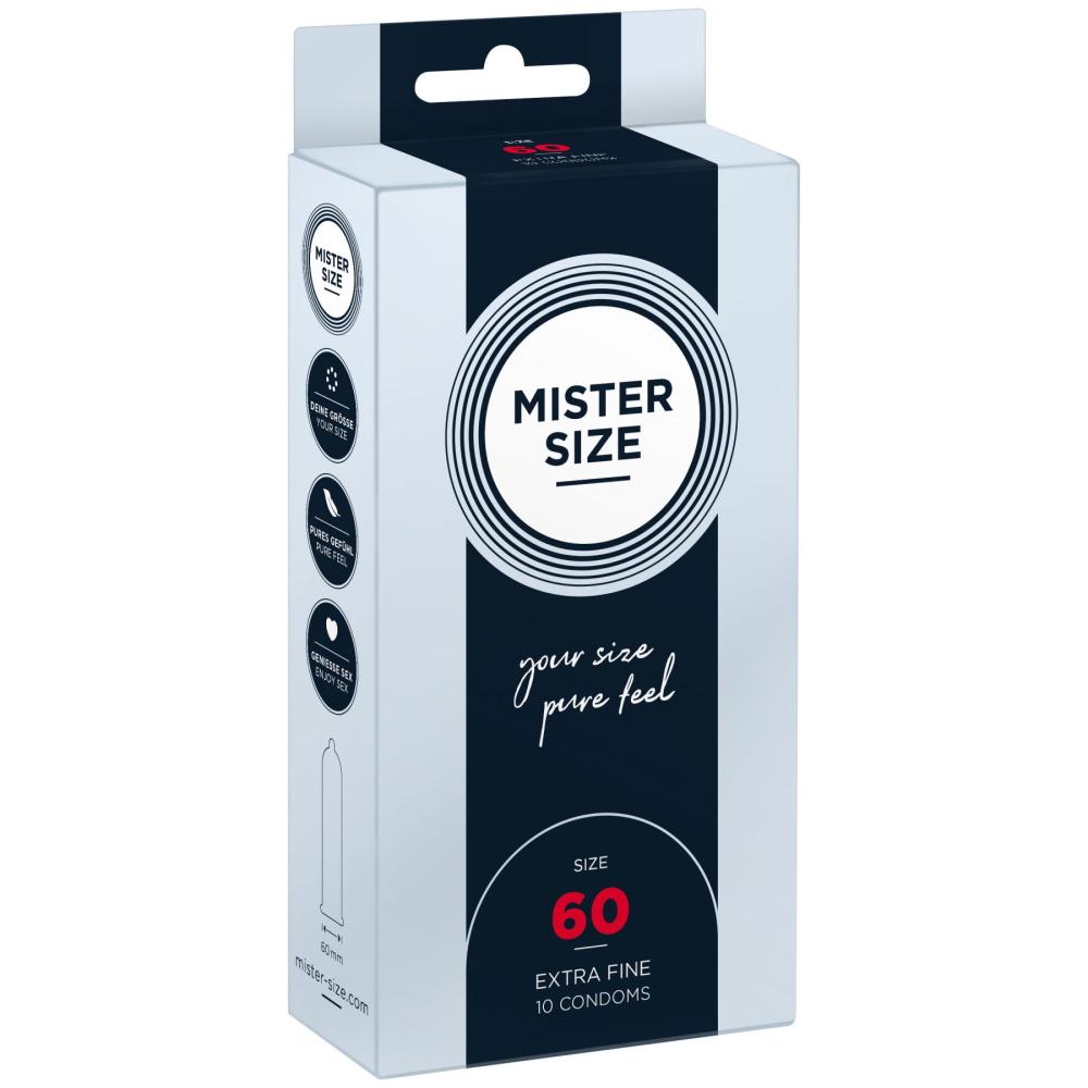 SO8046 Презервативи Mister Size - pure feel - 60 (10 condoms), товщина 0,05 мм