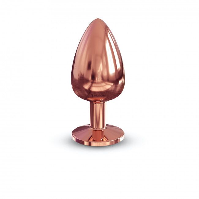 SO5530 Металева анальна пробка із прикрасою у вигляді кристалу Dorcel - Diamond Plug Rose Gold L