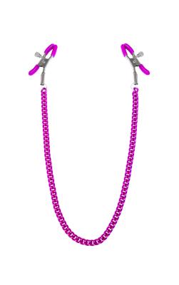 Затискачі для сосків з ланцюжком Feral Feelings - Nipple clamps Classic, рожевий