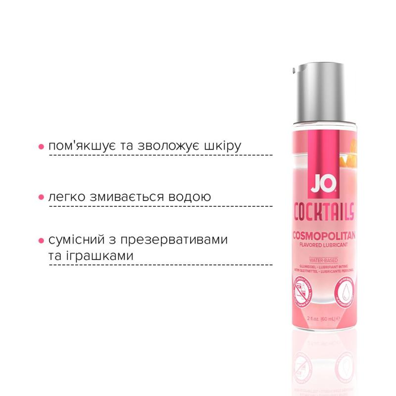 SO6776 Лубрикант на водной основе System JO Cocktails — Cosmopolitan без сахара, растительный глицерин (60